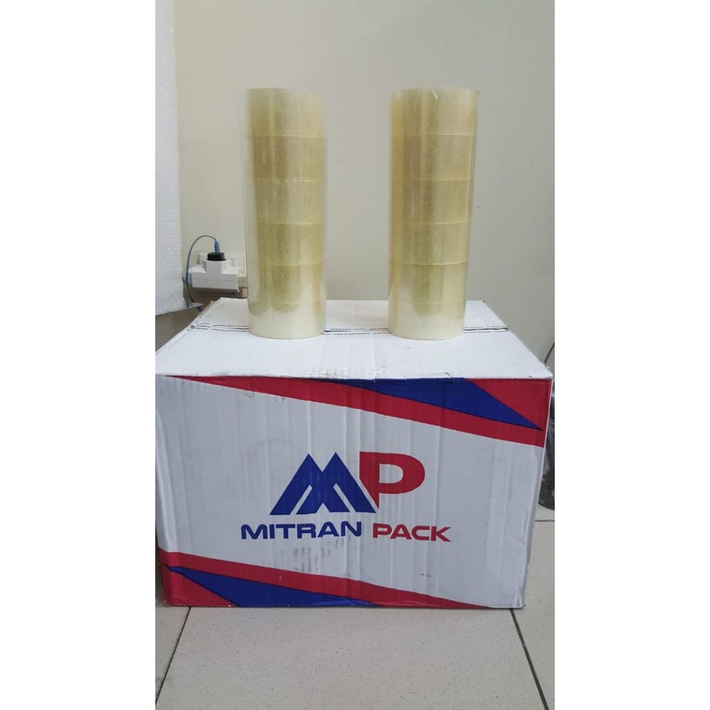 

Lakban Bening 90yard 72 Roll Lakban Bening Mitran Pack 72 Roll Lakban Bening Kualitas Daimaru
