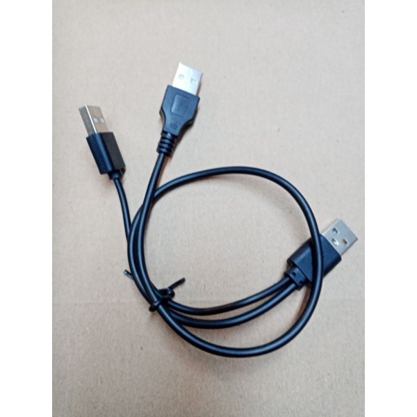 kabel harddisk kabel data cabang  USB to USB * HITAM