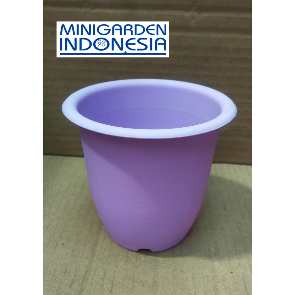 Pot bunga lavender dia 12 x11 cm u benih bibit tanaman hias artificial / net pot / netpot hidroponik