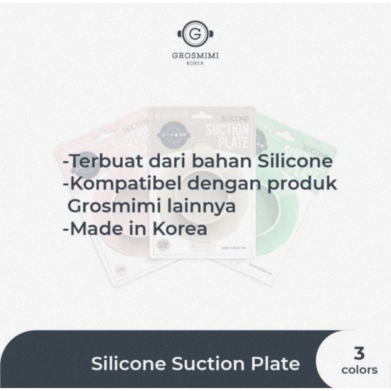 Grosmimi Silicone Suction Plate - Tatakan Silikon