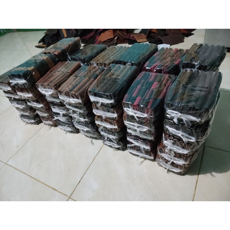 Dompet Gantungan Kunci STNK Mobil dan Motor Motif Coklat Hitam