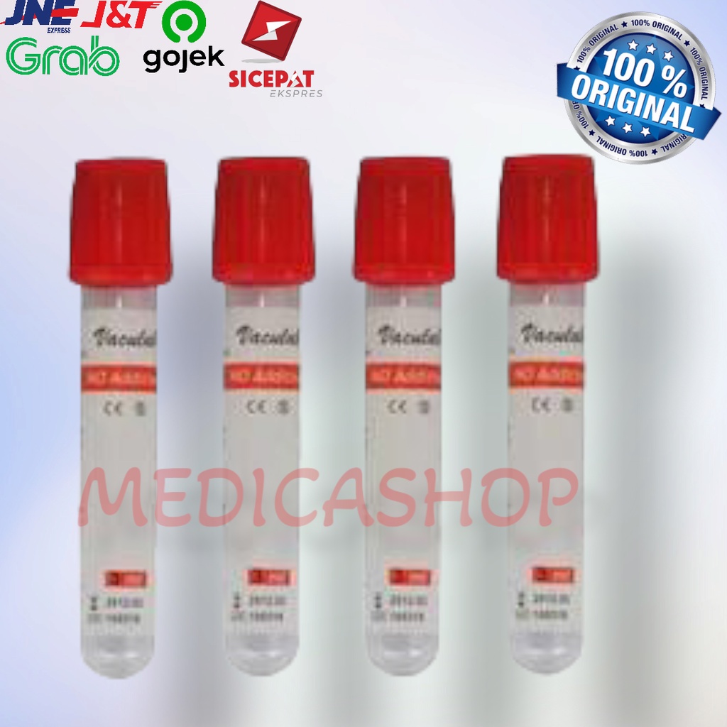 Red Cap Clot Activator glass 3ml