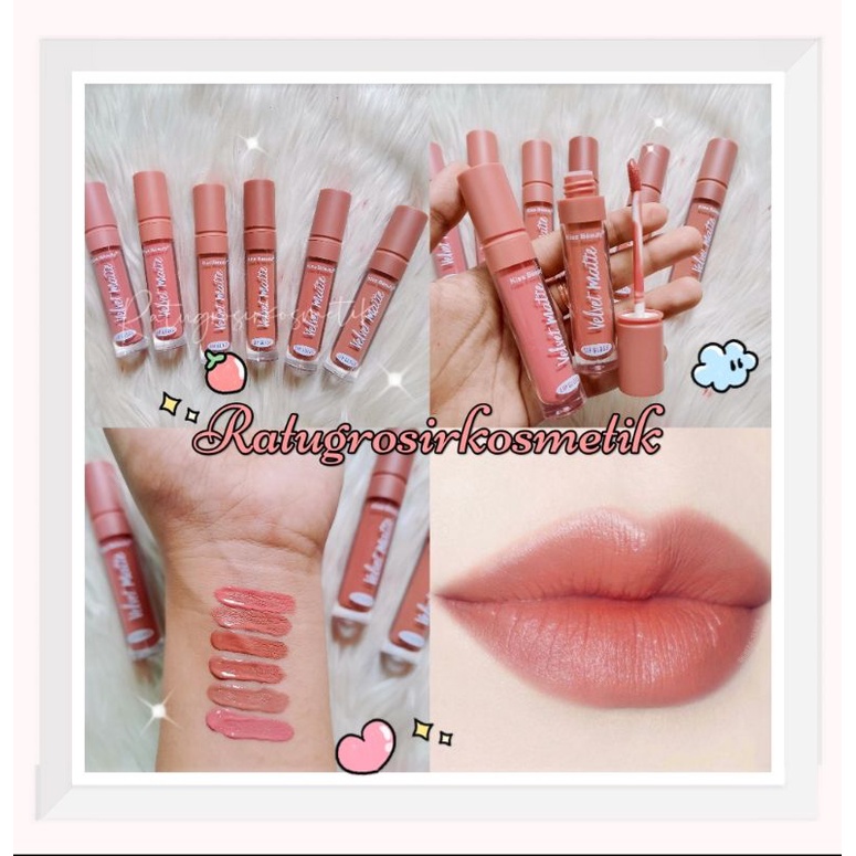 [PER 6 PCS] LIP GLOSS KISS BEAUTY VELVET MATE NO. 7867