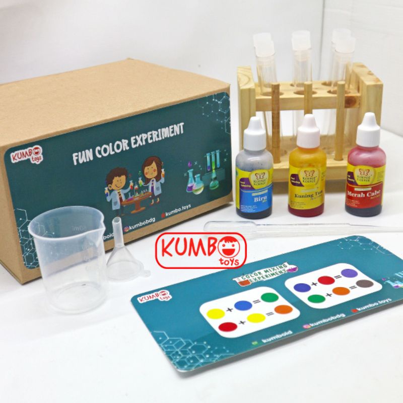 Fun Colour Experimen Mainan Edukasi Anak Colour Mixing