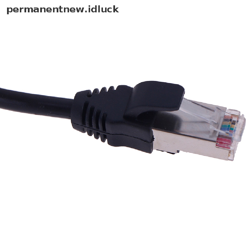 (luckypermanentnew) 1pc Kabel Extension RJ45 Male Ke Female Untuk Jaringan LAN Ethernet