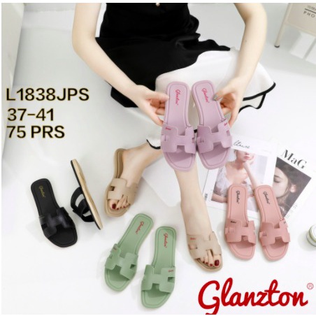 IMPORT Glanzton Sandal Selop Wanita / Sandal Jelly Shoes Wanita Ukuran 37-41 L1838JPS