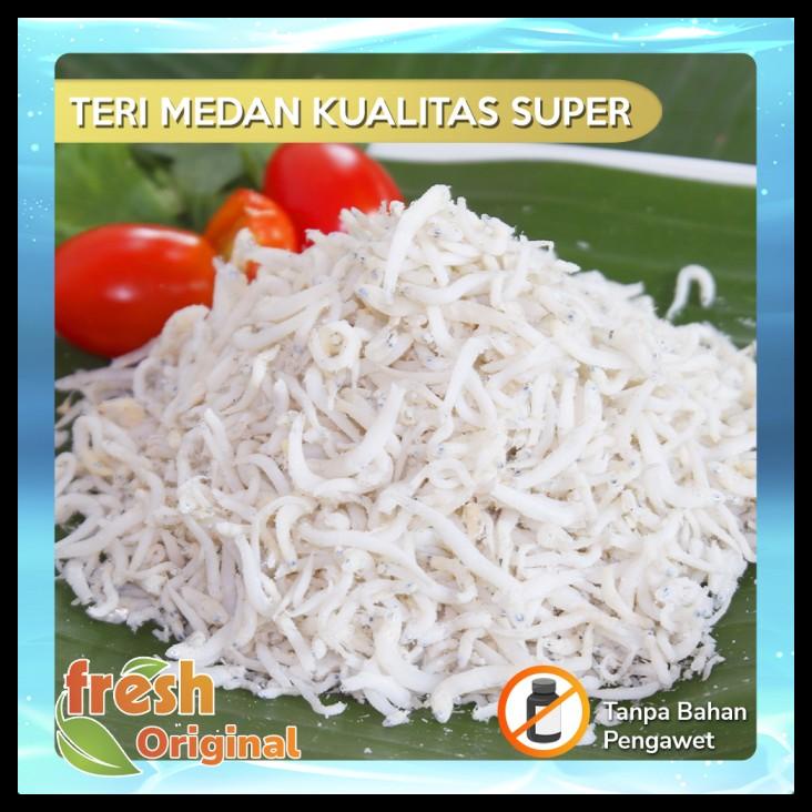 

DISKON TERBATAS !!! TERI MEDAN / IKAN ASIN TERI MEDAN ASLI 1 KG TERLARIS