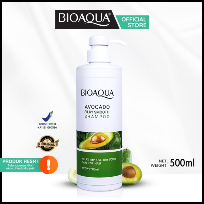 BIOAQUA Avocado Silky Smooth Shampoo 500ml - Avocado Shampoo