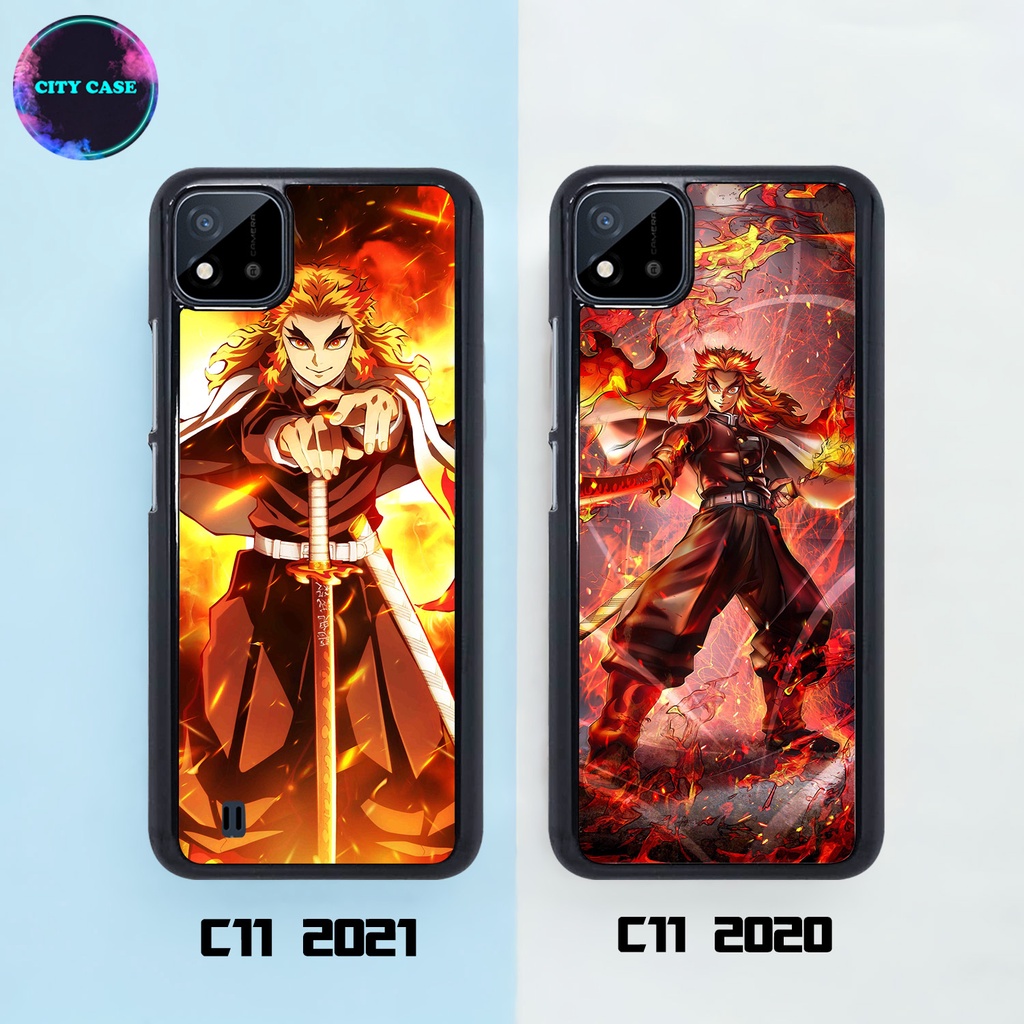 [RM66] Custom Case Glossy ALL TYPE Realme ANIME RENGOKU KYOJURO DEMON SLAYERS
