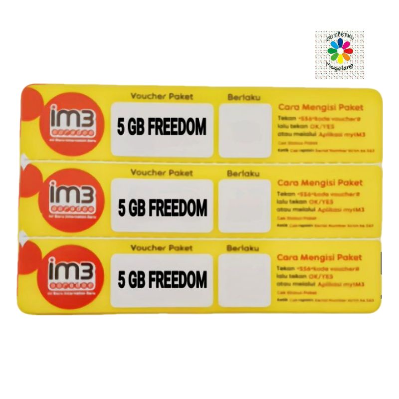 VOUCHER INDOSAT FREEDOM 5 GB