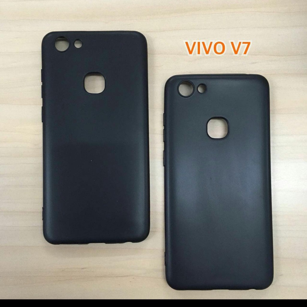 Case Casing TPU Black Matte Vivo V7