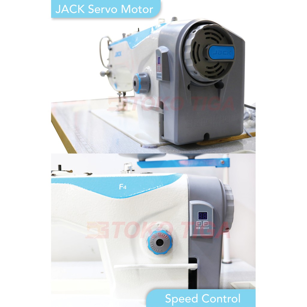 Mesin Jahit JACK F4 / F-4 - Mesin Jahit Jarum 1 Industrial Servo Motor