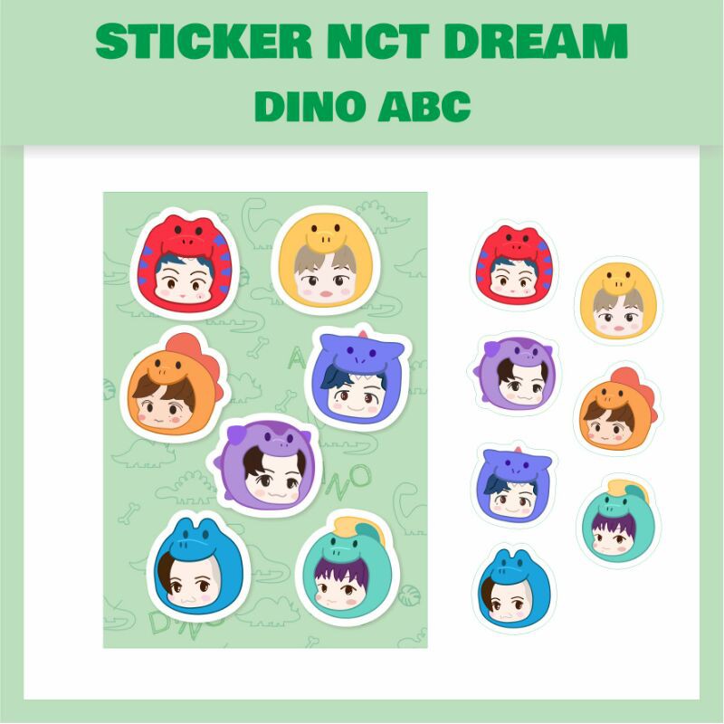 STICKER NCT DREAM - DINO ABC (KISS CUT)