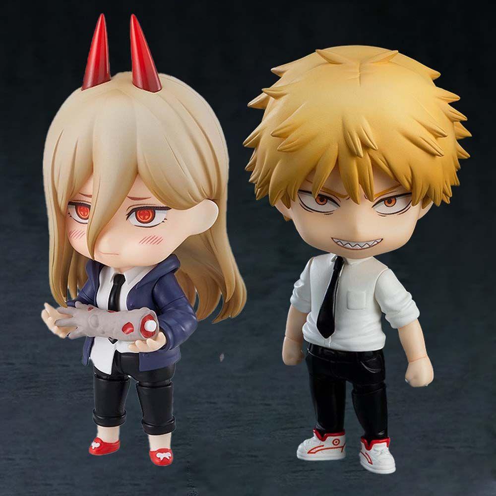 Lanfy Chainsaw Man Action Figure Gife Untuk Anak-Anak PVC Denji Model Mainan Anime Peripheral Anime Figure Model Angka