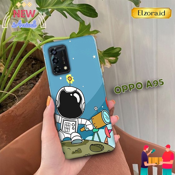 Case OPPO A95 Fashion Case Space Case Lucu Hardcase Softcase Kesing Cover Silicon Termurah