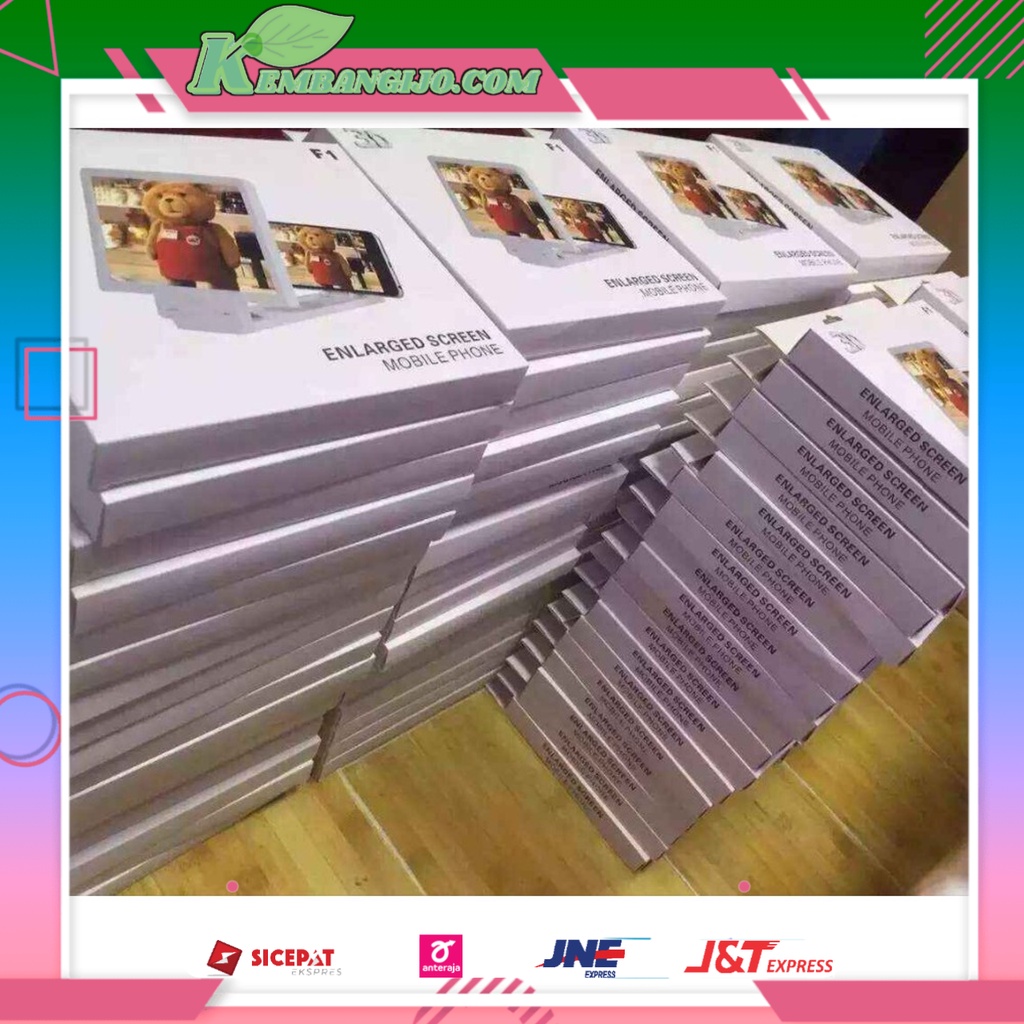 Mini Bioskop Gen 1 Alat Pembesar Layar 3d Hp Android Ios Enlarge Screen Mobile Phone Enlarged 14 F1 