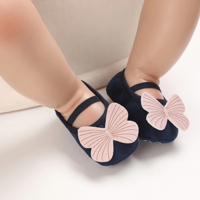 Sepatu Bayi Prewalker Perempuan 0 - 12 Bulan  Murah / Sepatu Baby  Cewek Prewalker Shoes KUPU KUPU Terbaru