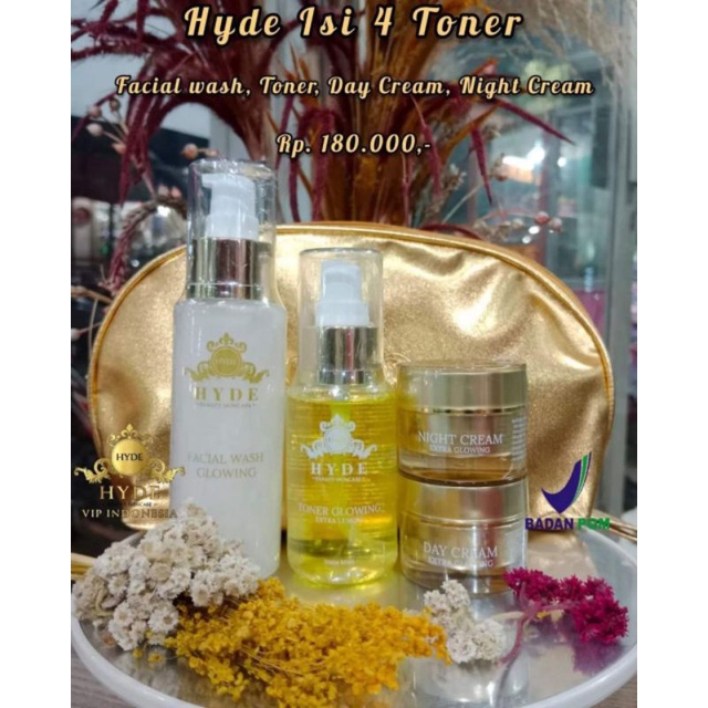 Hyde beauty skincare Facial Wash | Toner | Night Cream | Day Cream