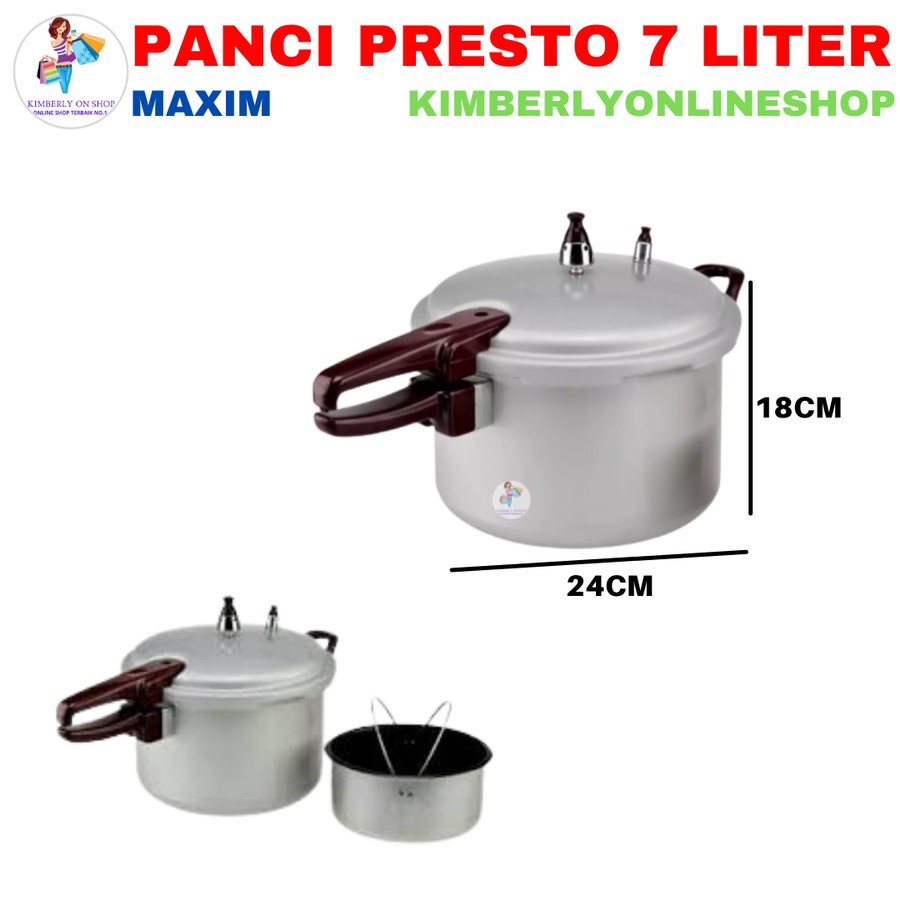 Panci Presto 7 liter 24 cm Maspion