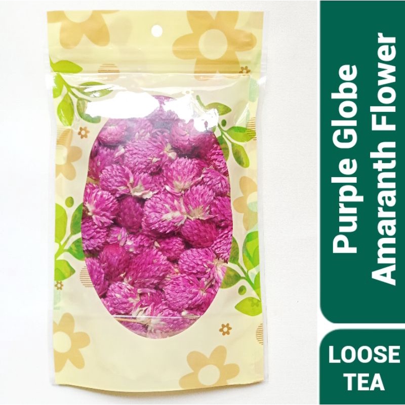 Purple Globe Amaranth Flower Tea : Teh Bunga Amaranth Ungu 50 Gram