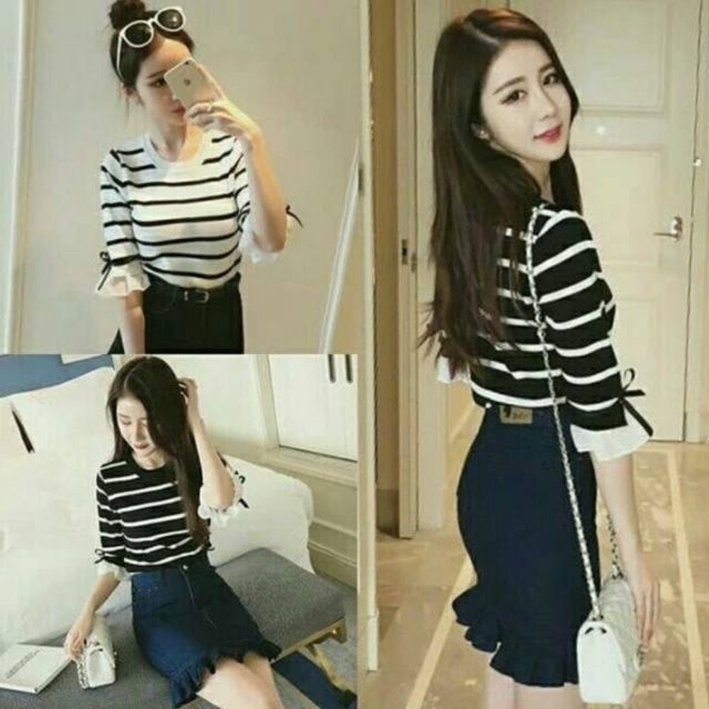 Vshop91jkt - Sweety Top Blouse Sweety Blus Wanita Blus Muslim Atasan Wanita