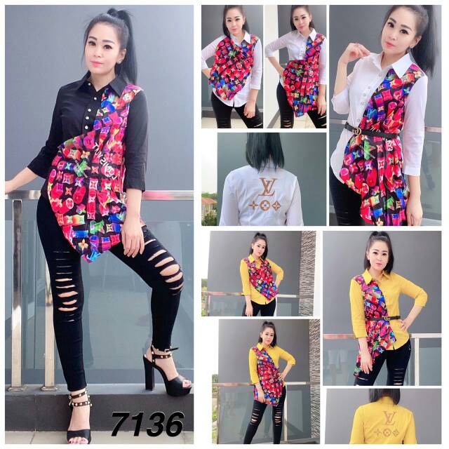 Kemeja Wanita LV Cute M.L.Xl.Xxl