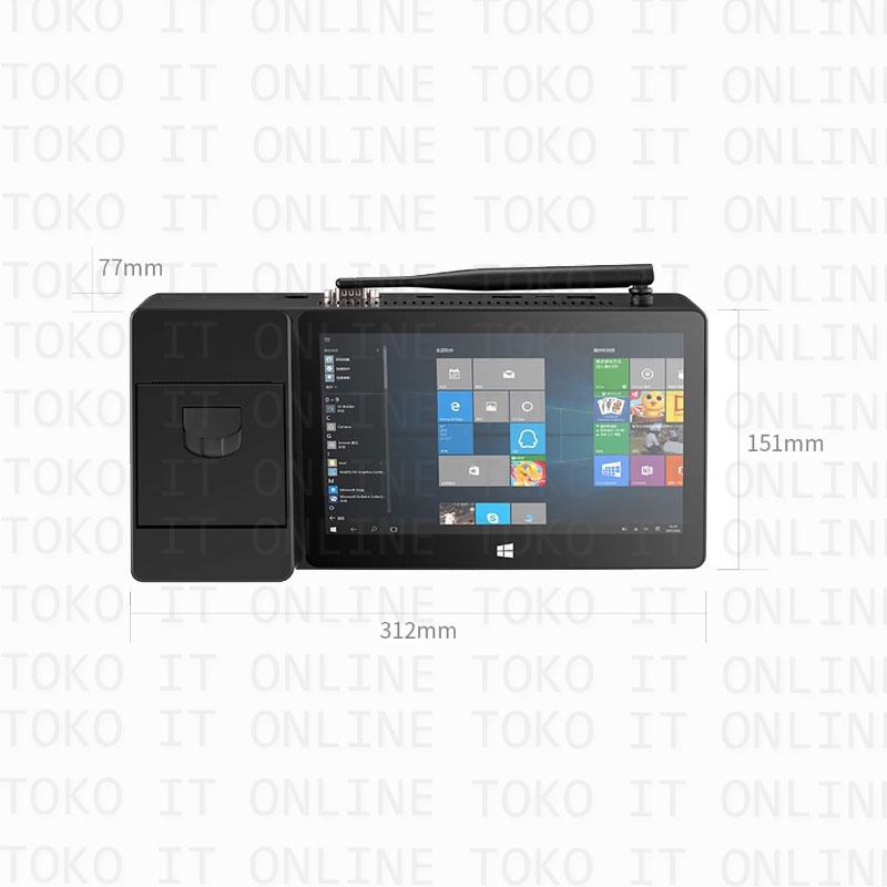 PIPO X3 MINI PC WINDOWS 10 BOX TABLET KASIR POS THERMAL PRINTER 58MM