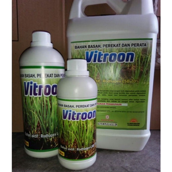 pupuk murah Vitroon Bahan Basah Pupuk Perekat dan Perata 1 liter