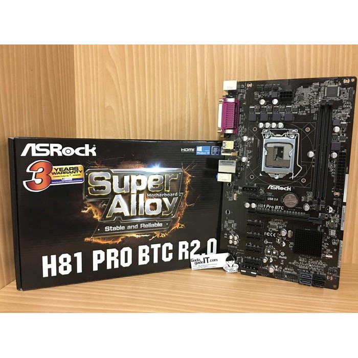 Motherboard ASRock H81 PRO BTC R2.0 Socket 1150/LGA 1150 (CHIPSET INTEL H81)