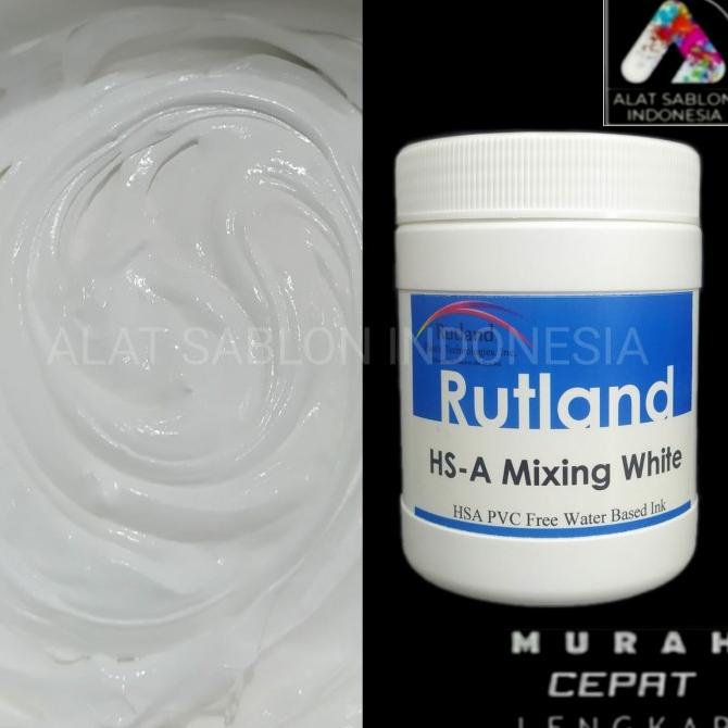

Ink | Tinta Sablon Semi Plastisol Rutland White Water Based 500Gr