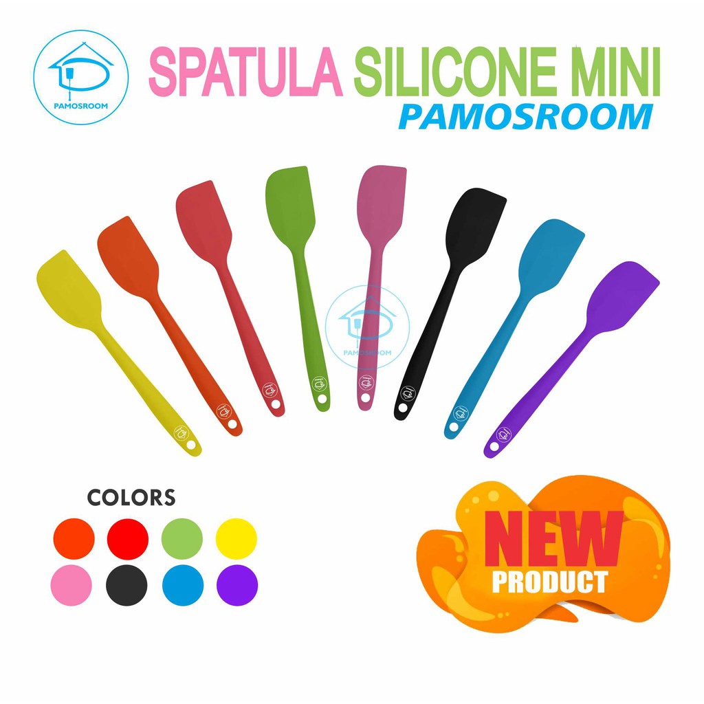 Pamosroom Scraper Silicone Spatula Silikon Mini Tahan Panas 21cm