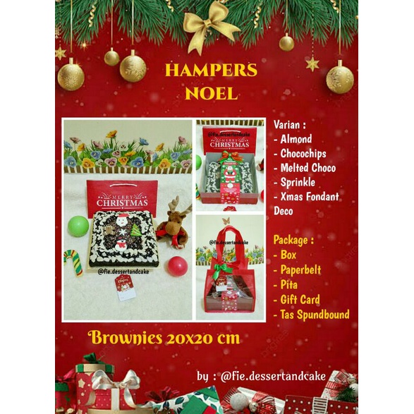 

Christmas Hampers Natal Paket Noel Brownies