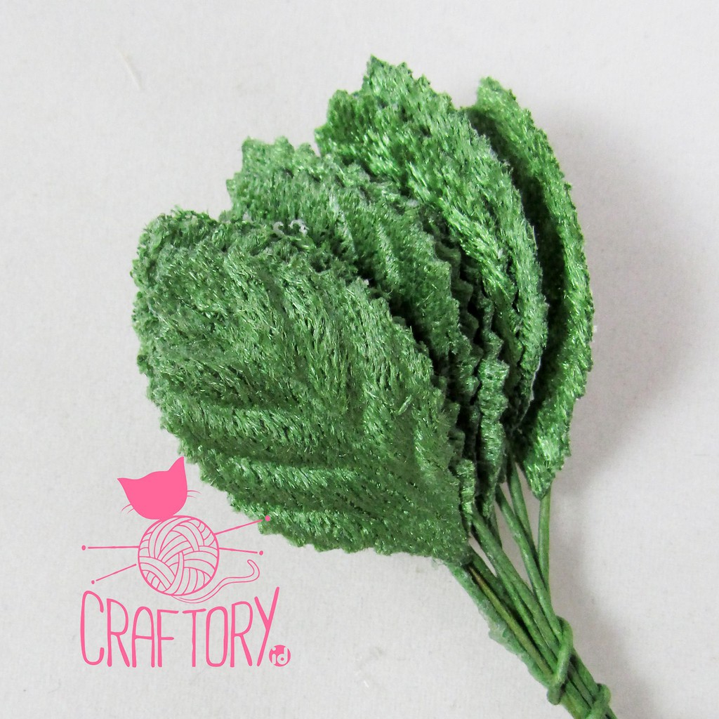 BAHAN CRAFT : DAUN ARTIFICIAL / DAUN PLASTIK / DAUN PALSU - Kecil