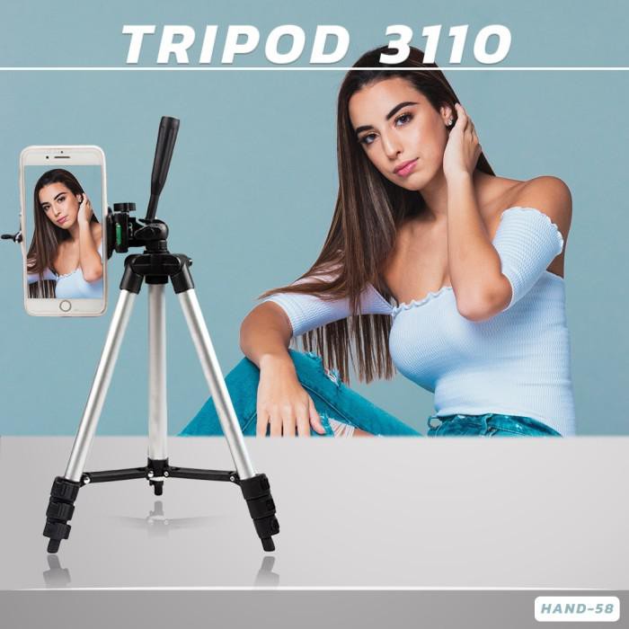 TRIPOD 3110 3120 3way tripod monopod handpone vlog pegangan kamera new