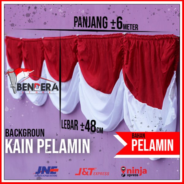 RPM BENDERA BACKGROUND KARET 10 GELOMBANG