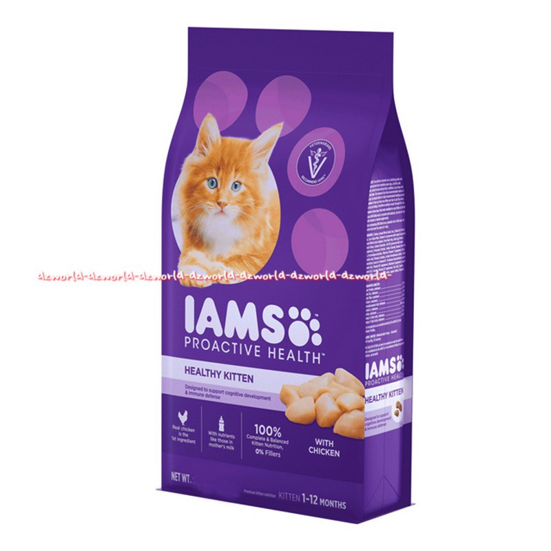 Iams Proactive Health Healthy Kitten 1Kg Chicken Flavour Makanan anak Kucing iam