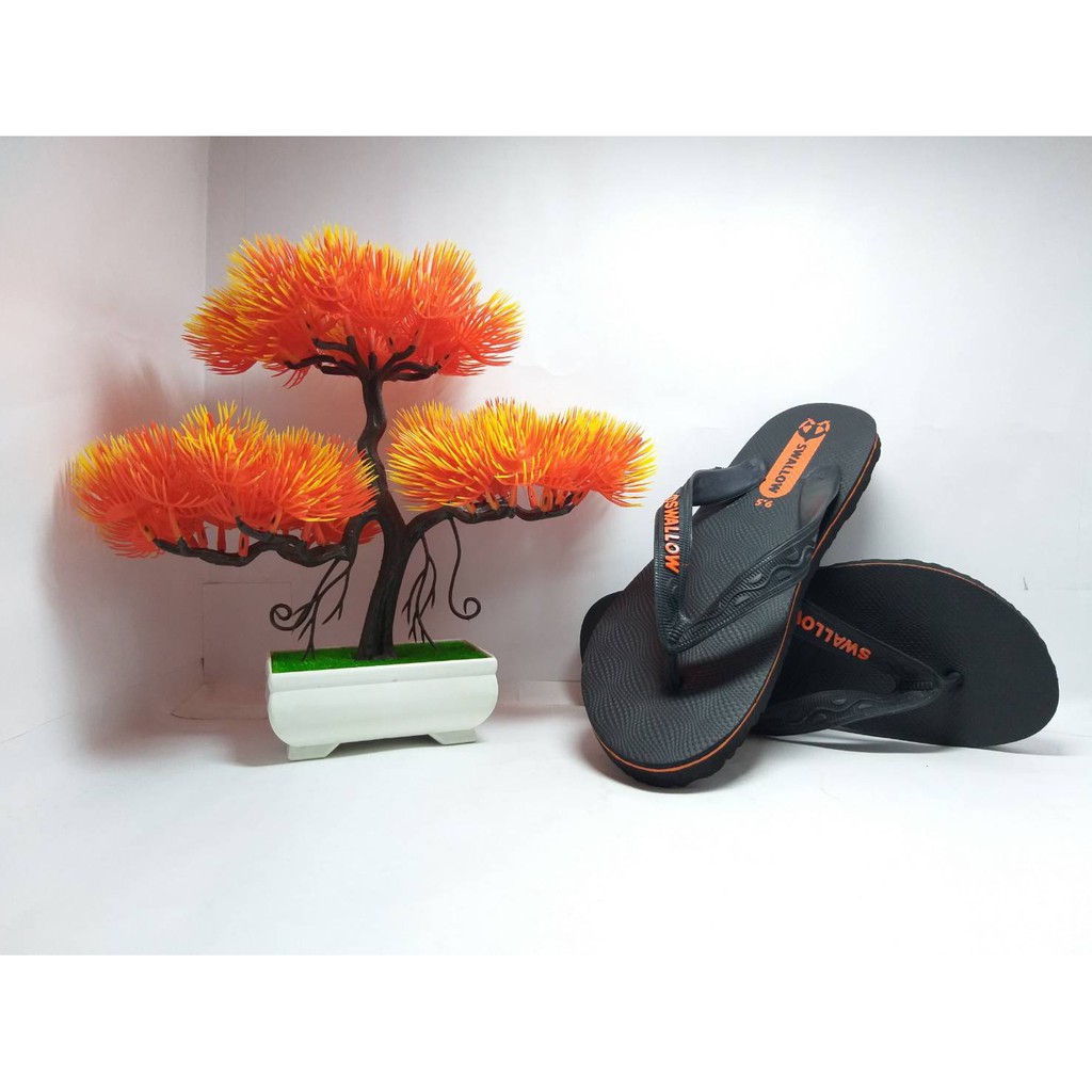 Swallow Black Neon Series Sandal Jepit Fashion Casual Pria Dewasa Original Murah dan Berkualitas