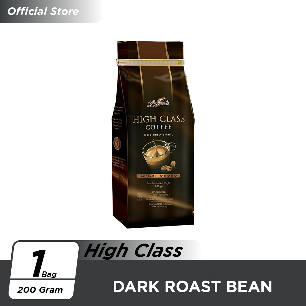 Kopi Luwak High Class Dark Roast Bean 200gr