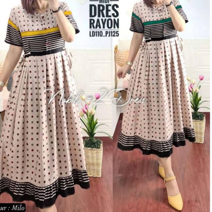 Muraaaahh.. dres midi /daster viral 2022 terbaru dres kekinian