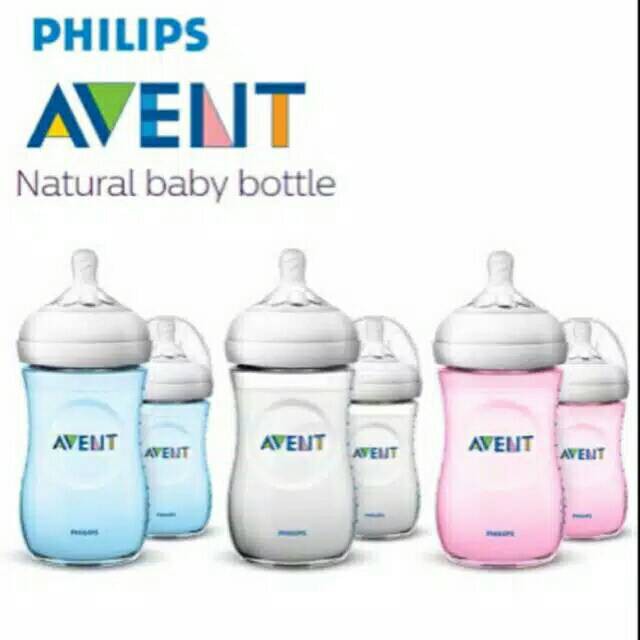 Avent Botol Natural 260ml ready putih saja (single / twin)