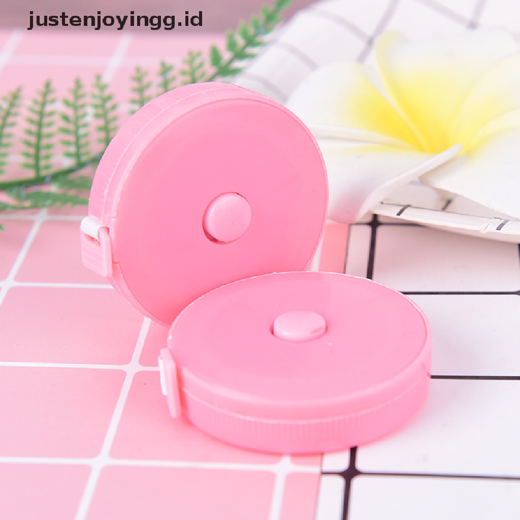 // justenjoyingg.id // retractable body measuring ruler sewing cloth tailor tape measure soft  ~