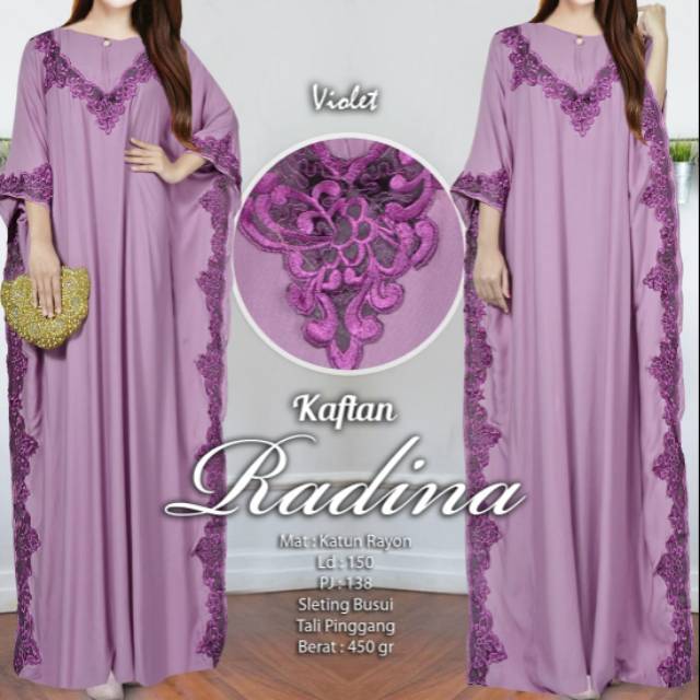 Megasari,rabina gamis kaftan busui