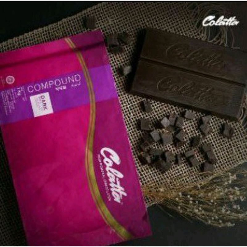 

Dark Cooking coklat (DCC) Colatta patahan ecer 100gram