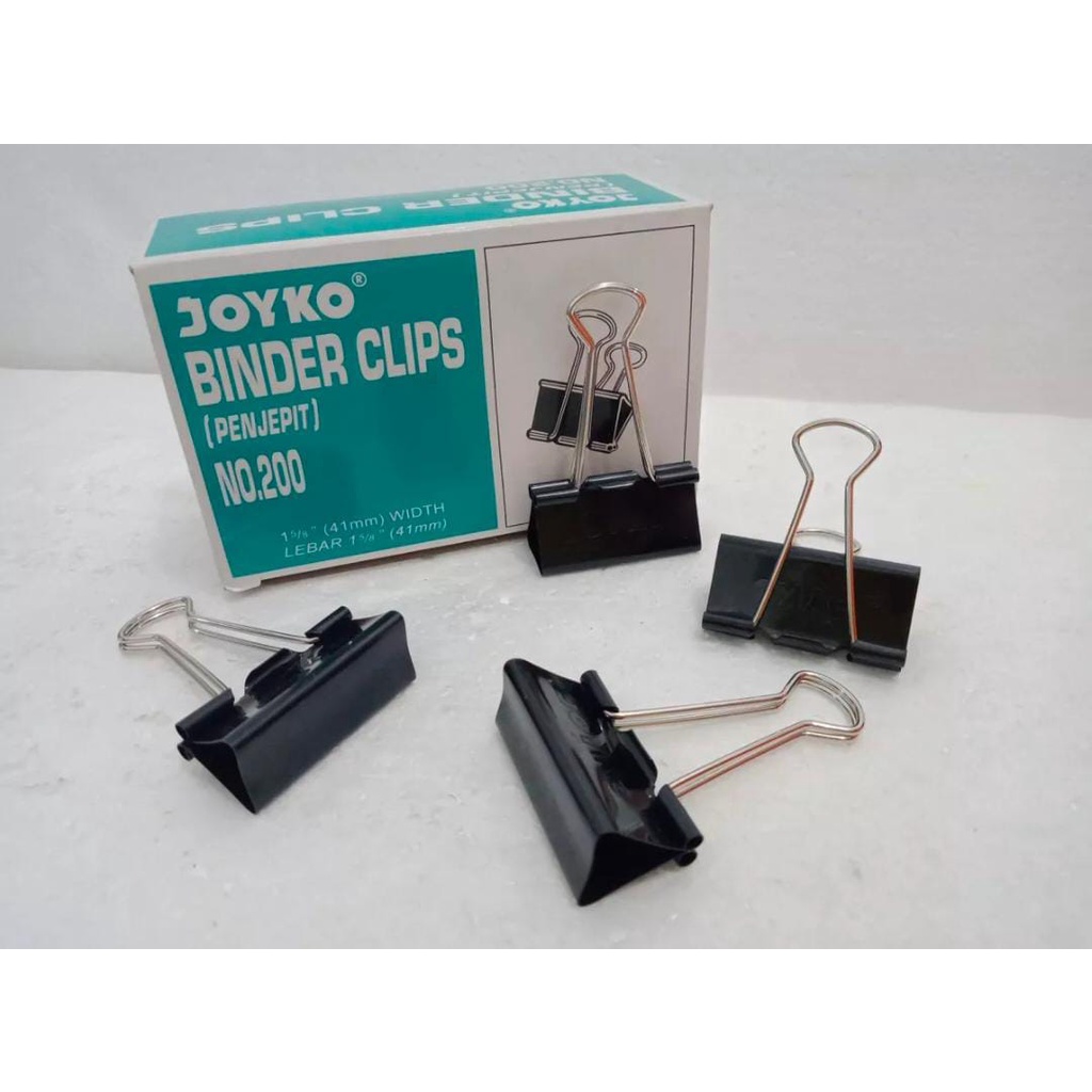 

Joyko binder clip No.200 isi 12pc