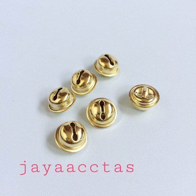 Lonceng kerincingan kalung kucing 16 mm gold