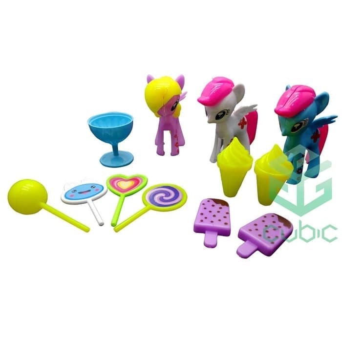 MAINAN ANAK KUDA PONY ICE CREAM FI-556 Murah