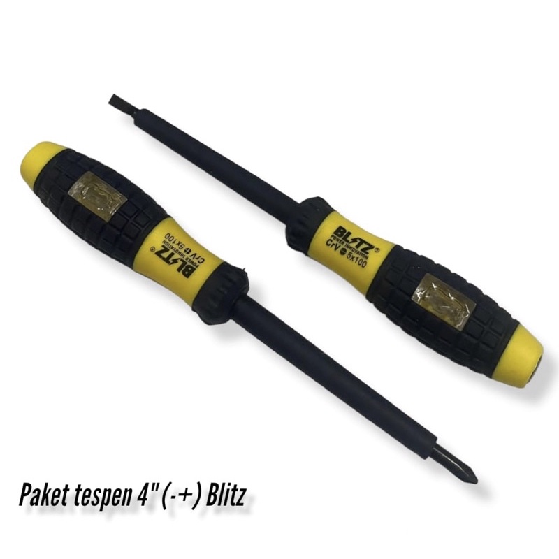 Paket tespen plus minus 4” set 2pcs Blitz