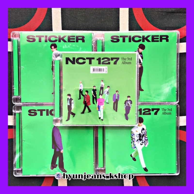 [READY STOCK] NCT 127 The 3rd Studio Album - STICKER + Poster ( Jewel Case : Member Ver.) NCT127 nct