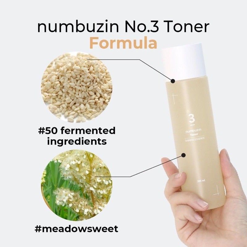 [READY] NUMBUZIN No 3 Super Glowing Essence Toner 200ml