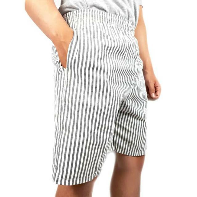 Celana Pendek Salur Santai Pria Wanita MIX Motif SSM Celana Pendek Salur Santai Pria Wanita MIX Motif SSM